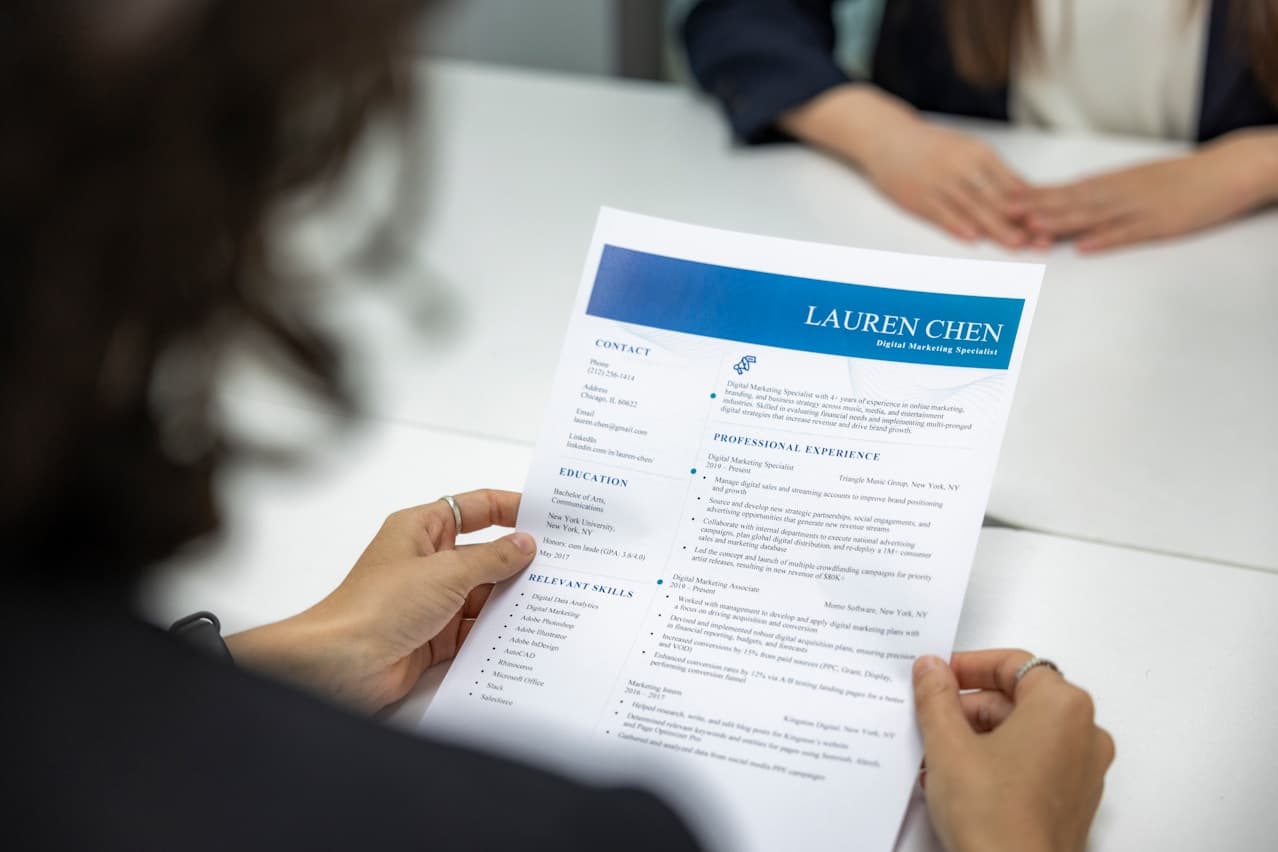 Professional resume makeover